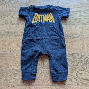 Short-Sleeve Batman Romper